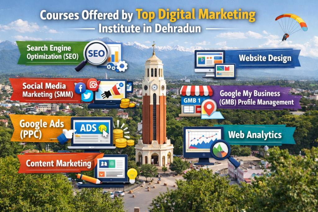Courses-Offered-by-Top-Digital-Marketing-Institute-in-Dehradun